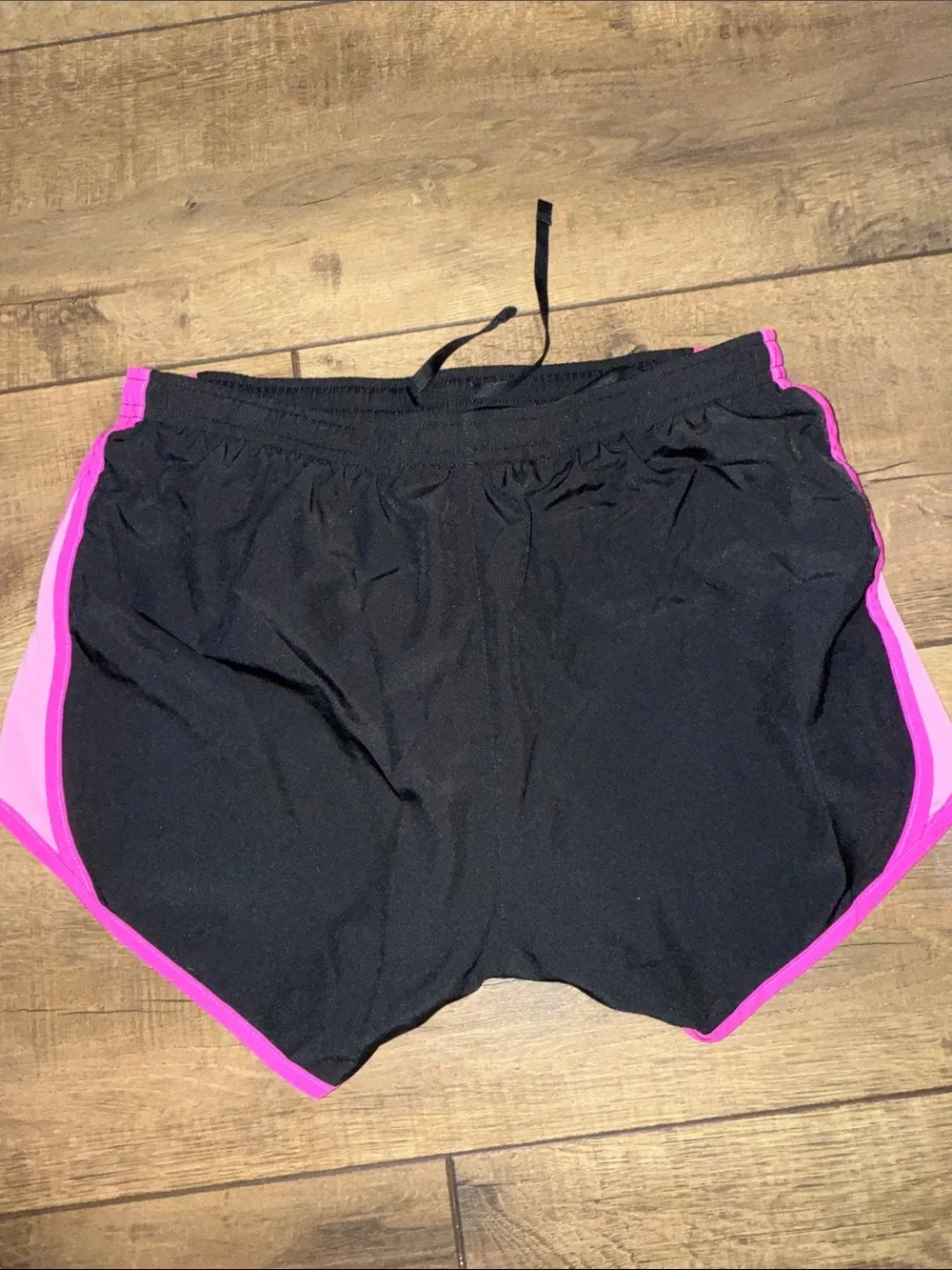 Nike Women’s Black & Hot Pink Athletic Shorts